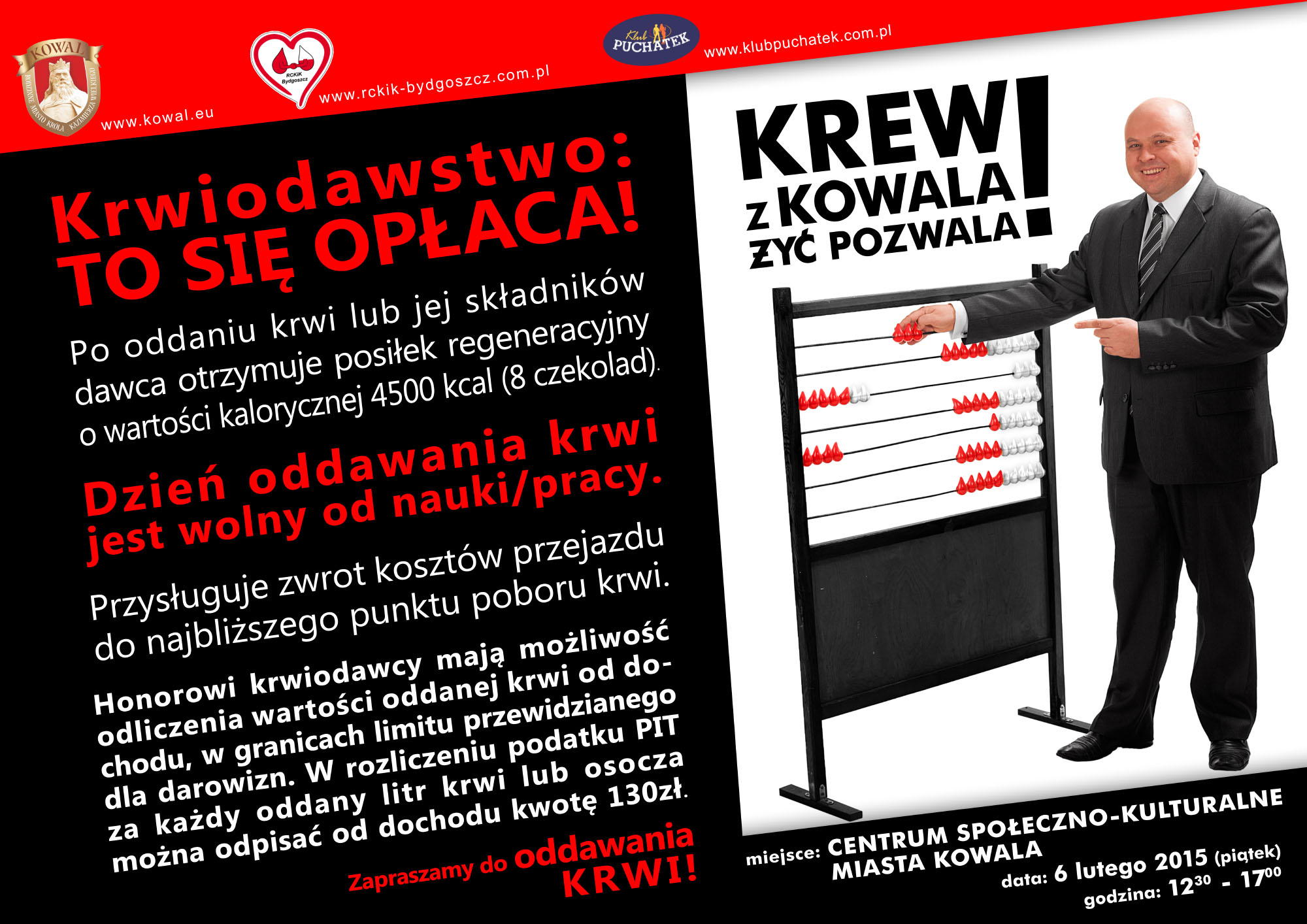 Krew z Kowala żyć Pozwala